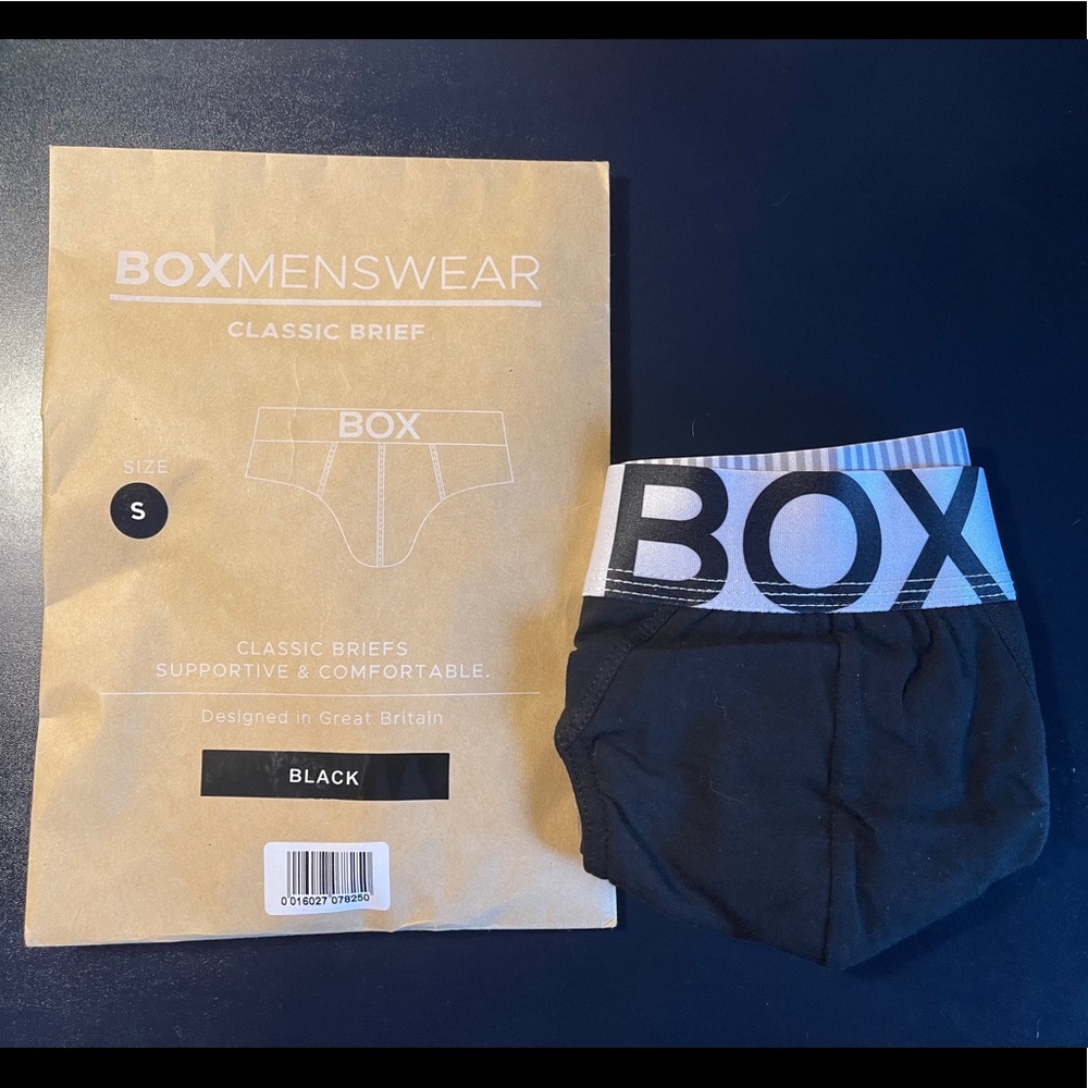 NWT BOX Menswear Black Brief